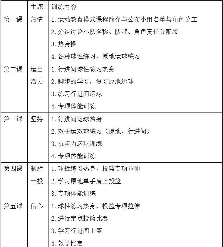义务篮球训练的长期发展规划